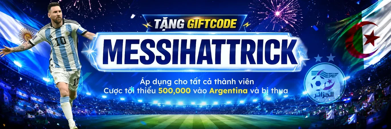3BET Messi Lên Tiếng - 3BET Tung Code 50K