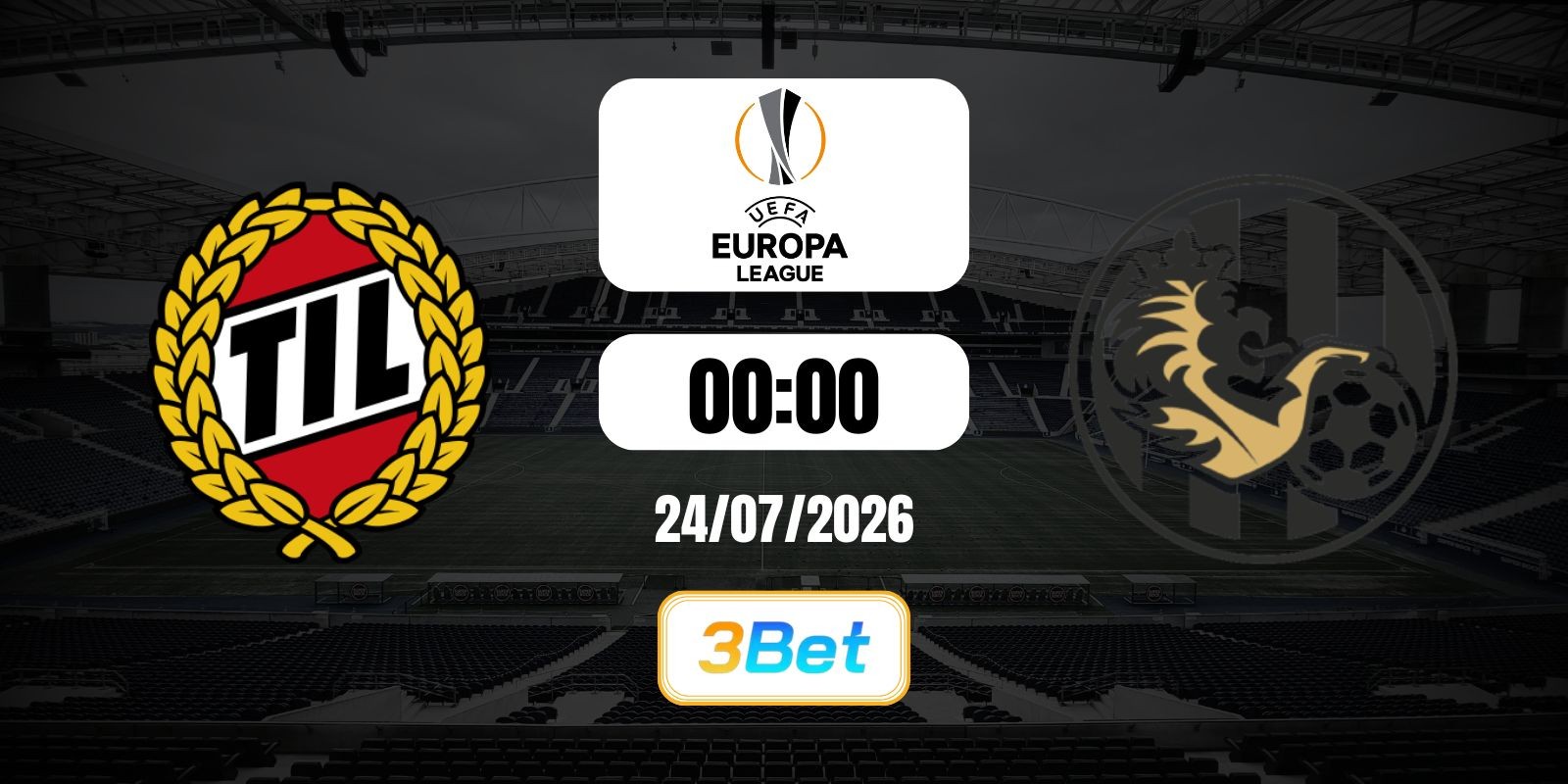 3BET Soi kèo Tromso vs Hradec Kralove 00h00 ngày 24/07/2026 - Coupe UEFA